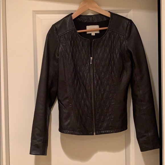 hinge Jackets & Coats Hinge Leather Jacket In Black Poshmark
